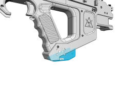 Attach grip nub with 2x M3 x 8 bolts