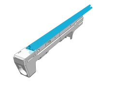 Slide both parts onto 2020 extrusion.