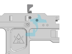 Make sure the trigger is in contact with Linkage C