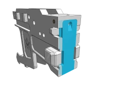 Slide cover into place from the bottom.