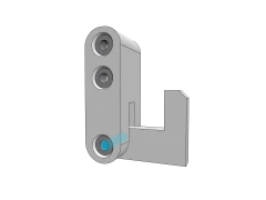 Use a 3mm dowel to attach Linkage B to Linkage C. They should be able to rotate freely/easily on the hinge pin.