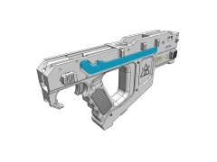 Slide Linkage A into sleeve bearings, completing the trigger linkage.