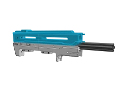 Slide upper handguard onto 2020 extrusion.